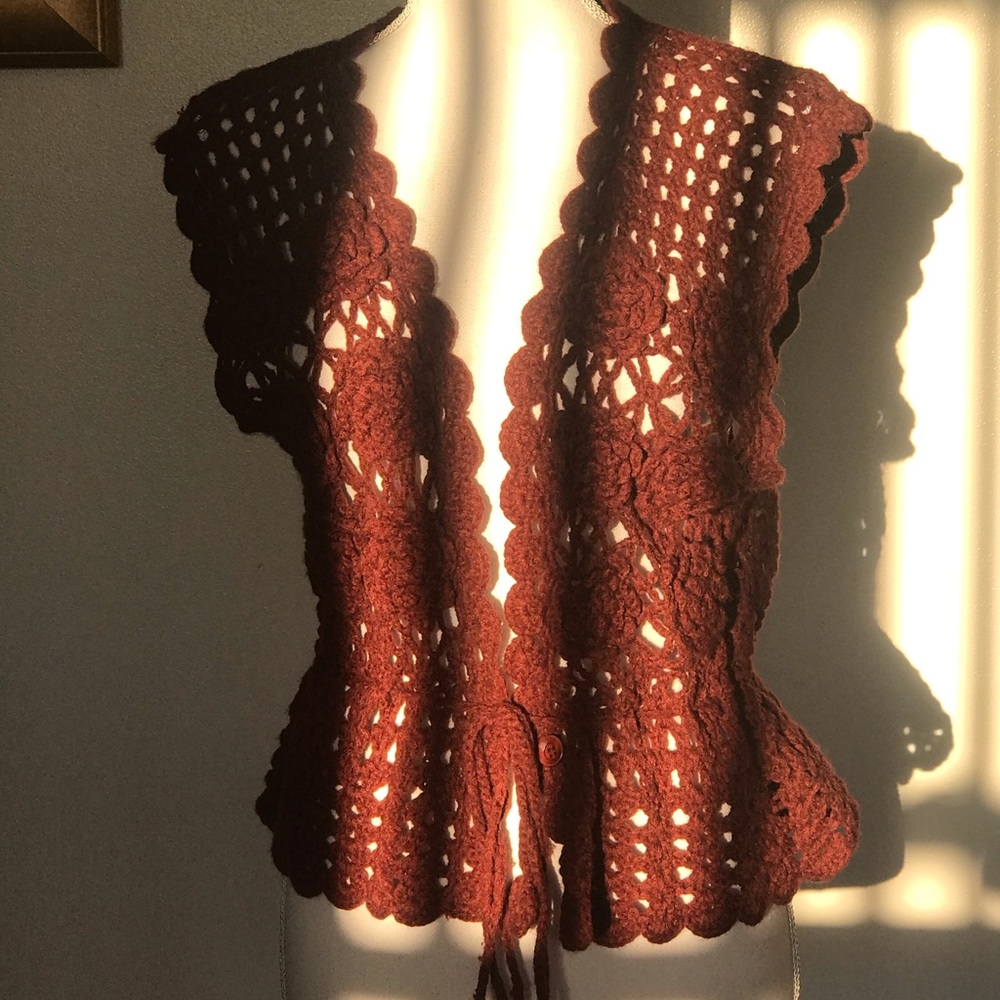 Crochet vest